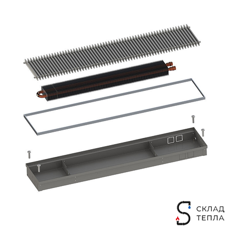 Конвектор внутрипольный Itermic  ITTL.190.280.2800 (2418 Вт). Вид 1.