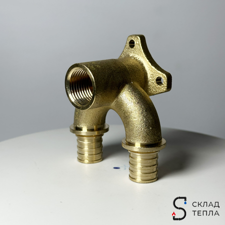 Водорозетка проходная VALFEX - 16 x 1/2" (для труб из сшитого полиэтилена). Вид 10.