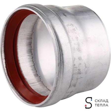 STOUT Элемент дымохода адаптер M-F Д 60 L=47. Вид 3.