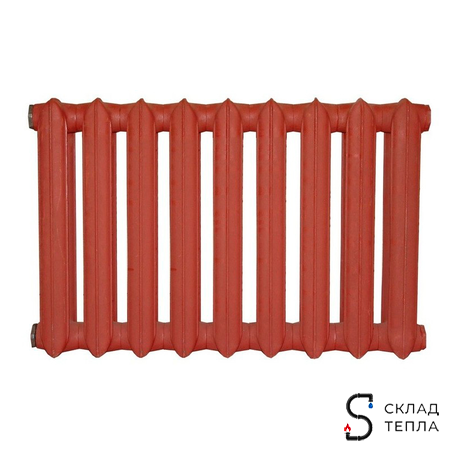 Радиатор чугунный  МС 300-140М секций 16. Вид 1.