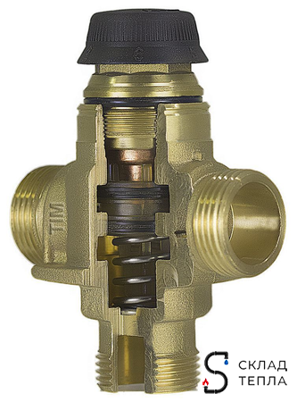 Термостатический смесительный клапан Zeissler - 1/2" НР (35°- 60°C, KVs 1,6 м³). Вид 10.