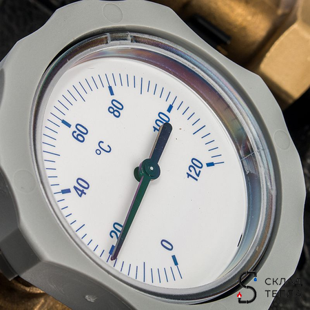 Насосная группа со смесителем Meibes MK 1", подача справа (с насосом Grundfos UPS 25-60). Вид 6.