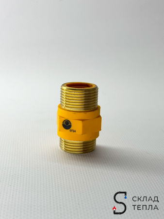 Муфта диэлектрическая Valfex 1/2" НР/НР. Вид 3.