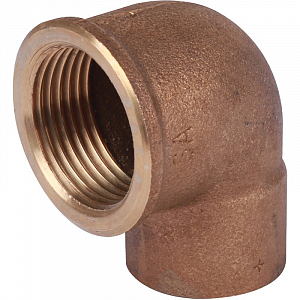 Переход на внутреннюю резьбу угловой Sanha 28х1'  для медных труб под пайку 4090g