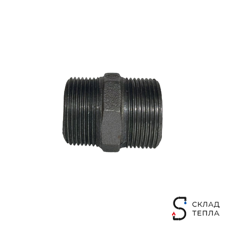 Ниппель прямой чугун Ду 80 (3") Fittex PLUS (1шт). Вид 3.