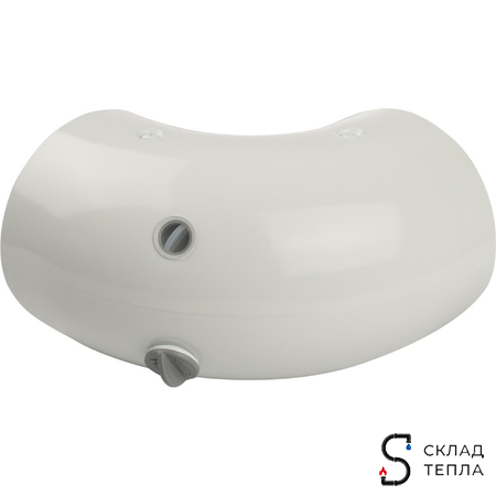 Адаптер для котла угловой для коаксиального дымохода STOUT D60/100 мм (для Baxi, Viessmann). Вид 3.