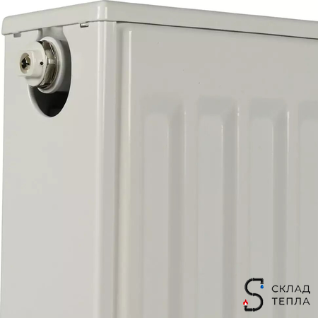 Радиатор стальной KERMI FTV 22 - высота 400 мм, длина 1200 мм с нижним подключением. Вид 5.