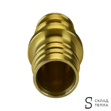 Муфта РОС 40 латуная для труб из сшитого полиэтилена (аналог Uponor и Usystems). Вид 4.
