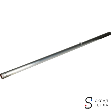 Труба для коаксиального дымохода STOUT D60/100 мм, длина 2000 мм. Вид 4.