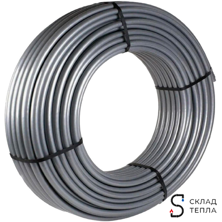 Труба из сшитого полиэтилена Zeissler - 20x2,8 (PE-Xa/EVOH, PN10, Tmax 90°C, бухта 10м, цвет серый). Вид 1.