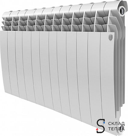 Радиатор алюминиевый Royal Thermo Biliner Alum 500 - 12 секций. Вид 1.
