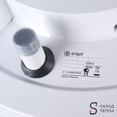 Водонагреватель косвенного нагрева STOUT - 100л (2 кВт). Вид 8.