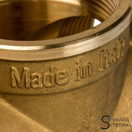 Крестовина латунная резьбовая равнопроходная STOUT (ВР) - 2". Вид 6.