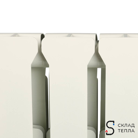 Радиатор алюминиевый STOUT Bravo 500 - 6 секций. Вид 9.