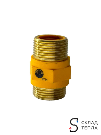 Муфта диэлектрическая Valfex 1/2" НР/НР. Вид 2.