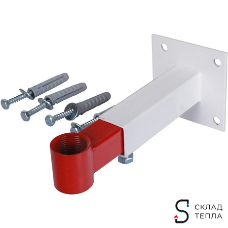 Крепление регулируемое для расширительного бака 3/4" ASKON красный. Вид 2.