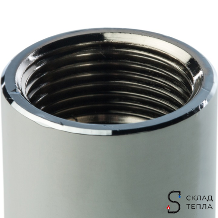 Удлинитель резьбовой STOUT - 3/4" длина 70 мм (НР/ВР, цвет хромированный). Вид 5.