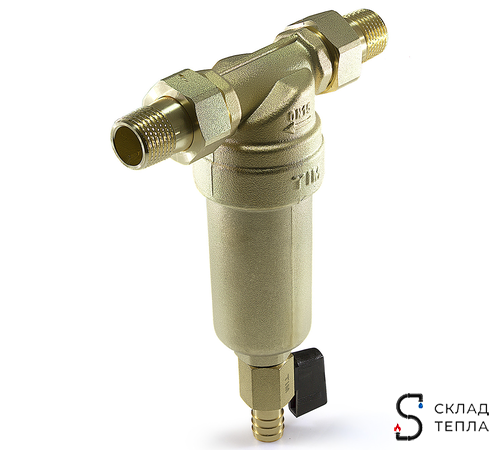 Фильтр без манометра 1/2" металлический. Вид 1.