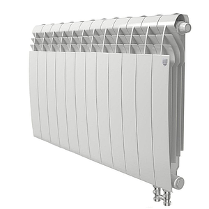 Радиатор биметаллический Royal Thermo BiLiner 500 V Bianco Traffico (Н) (Белый) - 12 секций