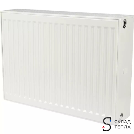 Радиатор стальной KERMI FKO 33 - высота 500 мм, длина 1600 мм с боковым подключением. Вид 1.