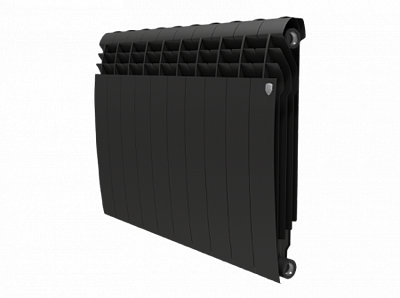 Радиатор биметаллический Royal Thermo BiLiner 350 Noir Sable (Чёрный) - 10 секций