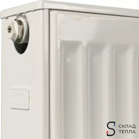 Радиатор стальной KERMI FTV 22 - высота 200 мм, длина 2300 мм с нижним подключением. Вид 7.