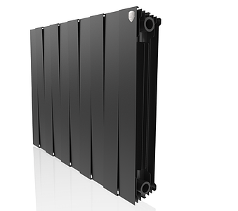 Радиатор биметаллический Royal Thermo PianoForte 500 Noir Sable (Чёрный) - 10 секций