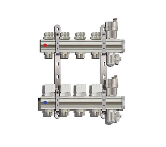 Коллекторные группы без расходомера, 4 выхода