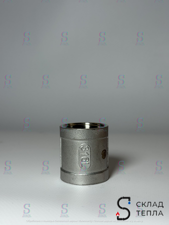 Муфта резьбовая Benarmo - 1" (нержавеющая сталь). Вид 4.