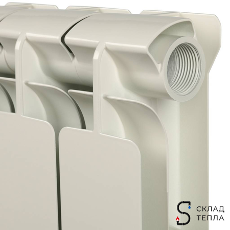 Радиатор алюминиевый STOUT Bravo 500 - 14 секций. Вид 6.