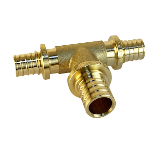 Тройник переходной VALFEX - 25х25х16 (для труб из сшитого полиэтилена)