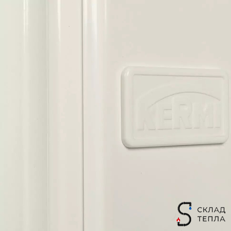 Радиатор стальной KERMI FTV 12 - высота 500 мм, длина 600 мм с нижним подключением. Вид 12.
