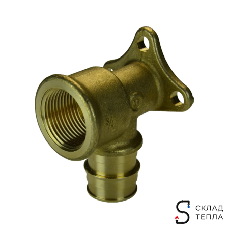 Водорозетка РОС 16х1/2" ВР для труб из сшитого полиэтилена (аналог Uponor и Usystems, 2шт). Вид 1.