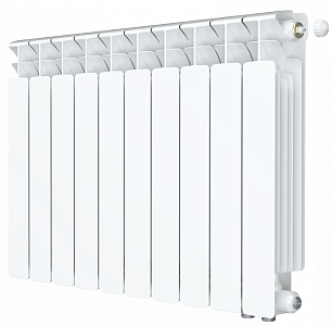 Радиатор биметаллический Rifar Base Ventil 500 - 10 секций (подключение нижнее справа) Радиатор биметаллический Rifar Base Ventil 500 - 10 секций (подключение нижнее справа)