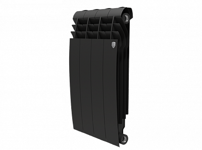 Радиатор биметаллический Royal Thermo BiLiner 350 Noir Sable (Чёрный) - 4 секций