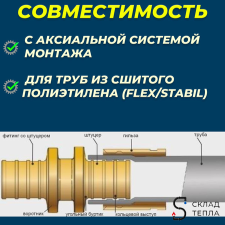 Труба из сшитого полиэтилена VALFEX - 25x3,5 (PE-Xa/EVOH, PN10, цвет серый), бухта 15м. Вид 3.