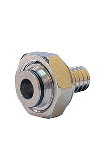 Переход на евроконус никелированный TIM - 16 (2.2) x 3/4' (для труб из сшитого полиэтилена, 1 шт)