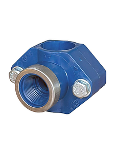 Хомут-врезка (седелка) Unidelta 32х1' ВР облегченный (PN10, для труб ПНД)