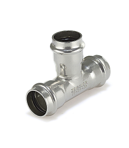 Тройник Zeissler 28 из нержавеющей стали