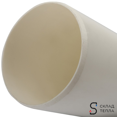 STOUT Элемент дымохода конденсац. труба 1000 мм DN80 м/п PP-FE. Вид 4.