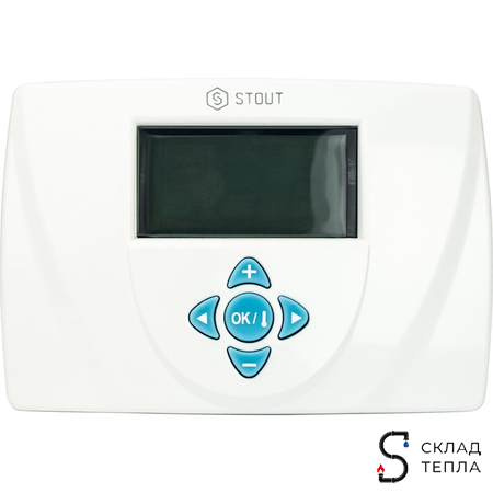 Комнатный электронный термостат с таймером Milux Weekly. Вид 1.