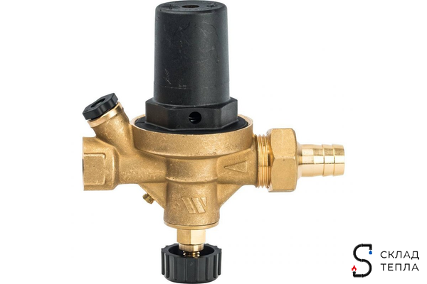 Клапан подпиточный WATTS ALIMAT ALD - 1/2" (ВР/Штуцер, PN10, колпачек пластиковый). Вид 2.