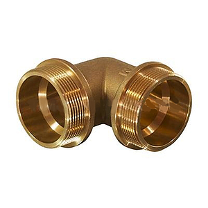 Отвод 90° латунный резьбовой равнопроходный TIM (НР/НР) - 3/4' (2шт)