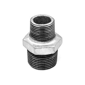 Ниппель переходной чугун оц Ду 32х25 (1 1/4"х1") НР Fittex PLUS (2шт) Ниппель переходной чугун оц Ду 32х25 (1 1/4'х1') НР Fittex PLUS (2шт)