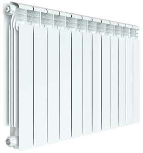 Радиатор алюминиевый Rifar Alum Ventil 500 - 12 секций (подключение нижнее справа)