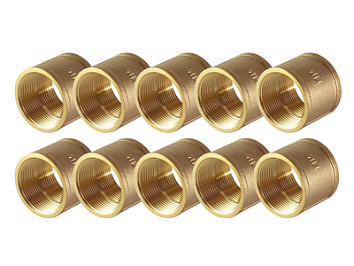 Муфта латунная резьбовая TIM - 1/2' (10 шт.)