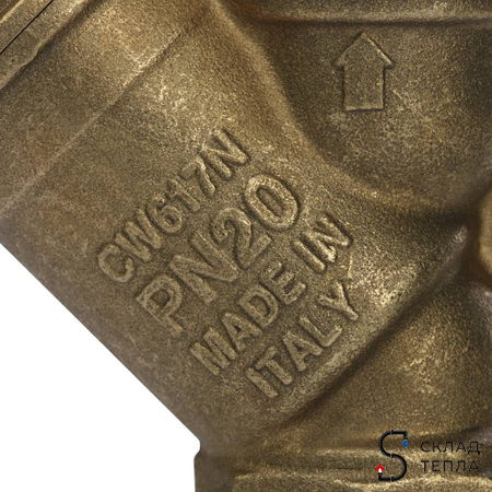 Фильтр грубой очистки STOUT - 1" (ВР/ВР, сетка 500 мкр.). Вид 6.