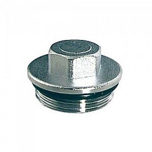 Заглушка с наружной резьбой для коллектора FAR 4150 - 3/4' (цвет хромированный)