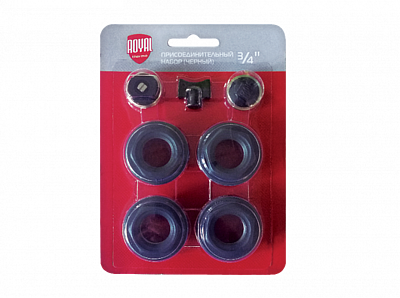 Присоединительный набор 1/2' для радиаторов Royal Thermo, цвет черный