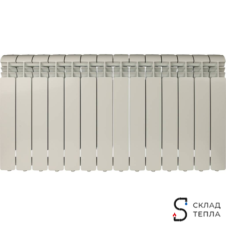 Радиатор алюминиевый GLOBAL ISEO 500 - 16 секций. Вид 5.